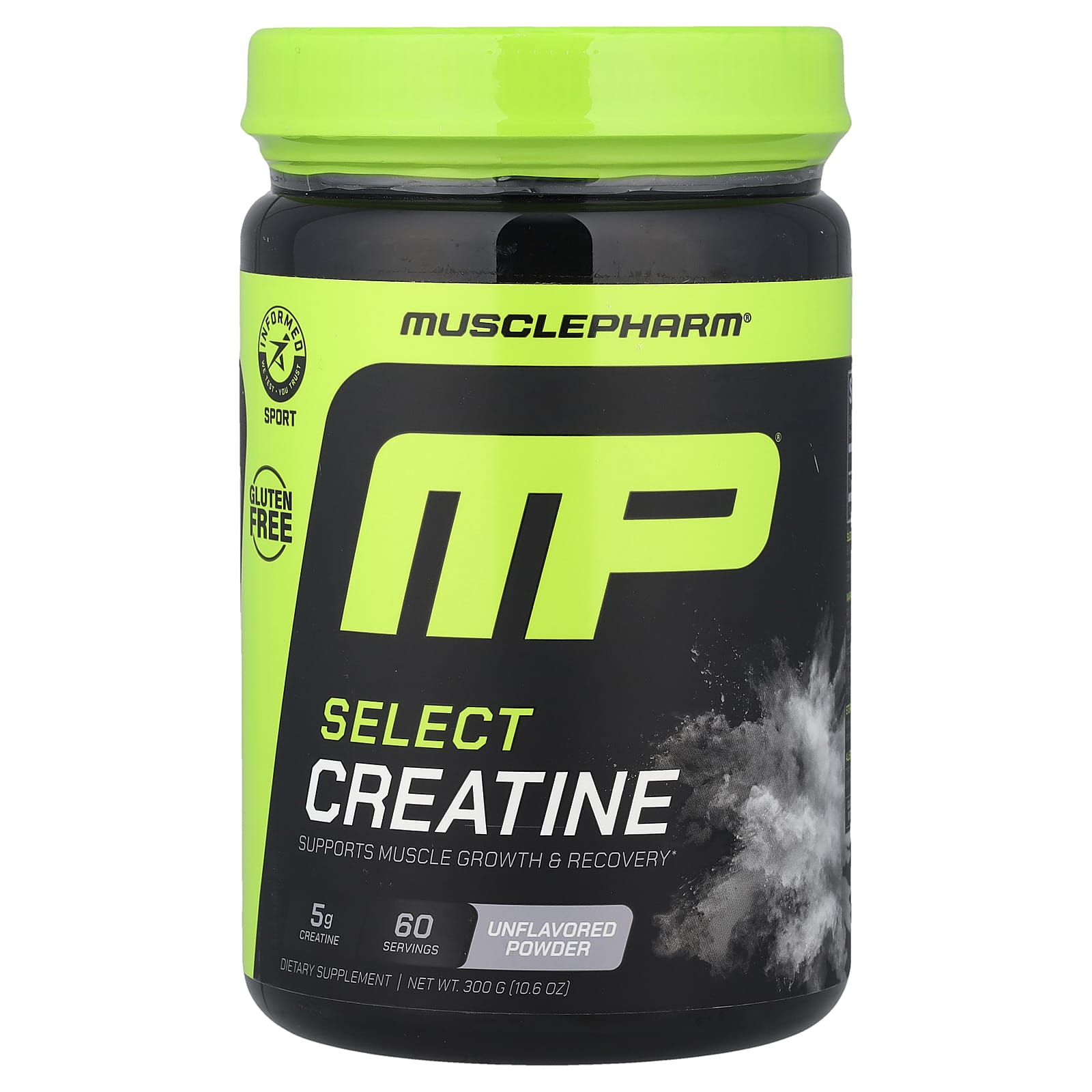 MusclePharm, Essentials, Creatine, Unflavored, 0.66 lbs (300 g) - Image 1