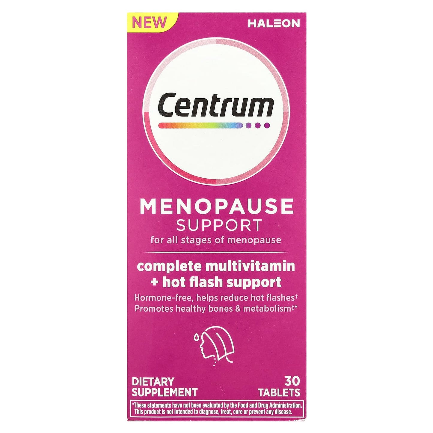 Centrum Menopause Support for All Stages of Menopause, 30 Tablets - Image 1