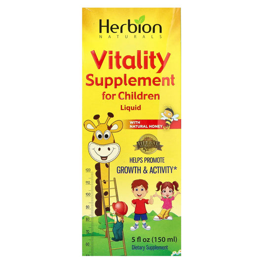 Herbion Naturals, Vitality Supplement For Children, With Natural Honey, 5 fl oz (150 ml)