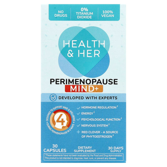 Perimenopause Mind+ Supplement for Women - Natural Hormone Balance - Image 1
