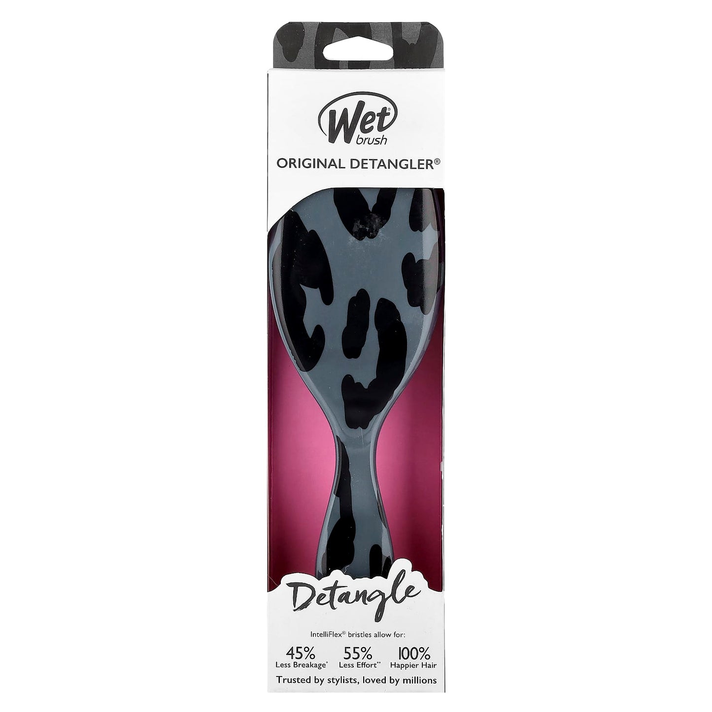 Wet Brush, Original Detangler®, Safari Leopard Gray, 1 Brush - Image 2