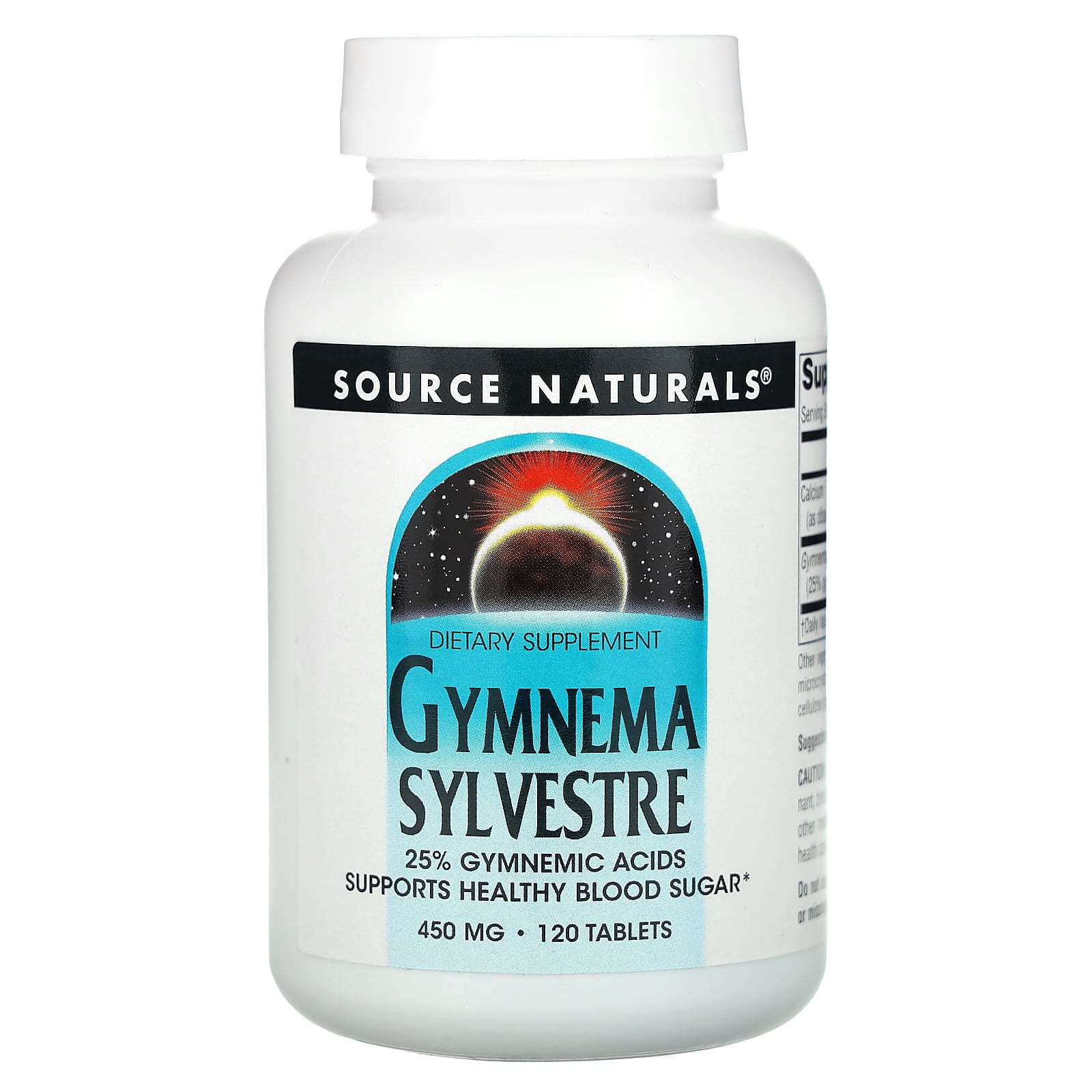 Source Naturals, Gymnema Sylvestre, 120 Tablets - Image 1