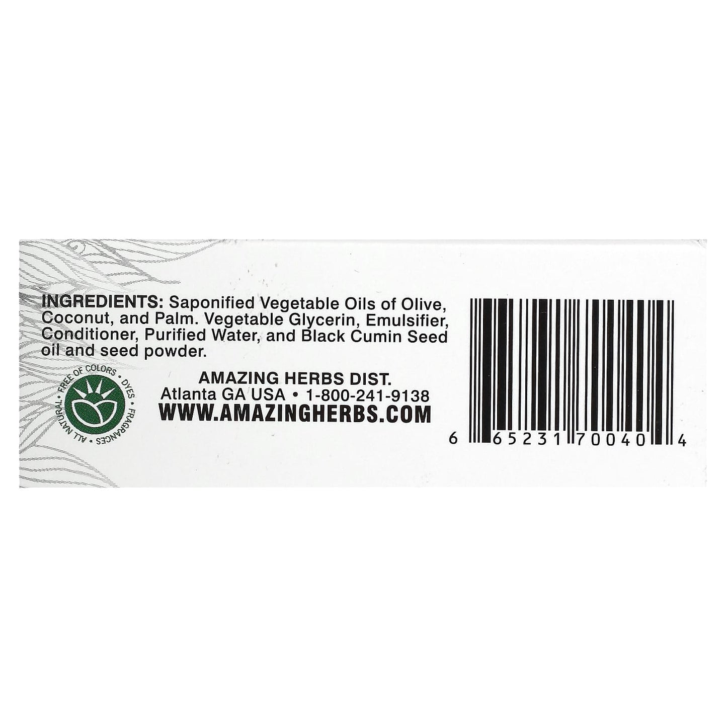 Black Seed Body Care Soap for Sensitive Skin - Image 2