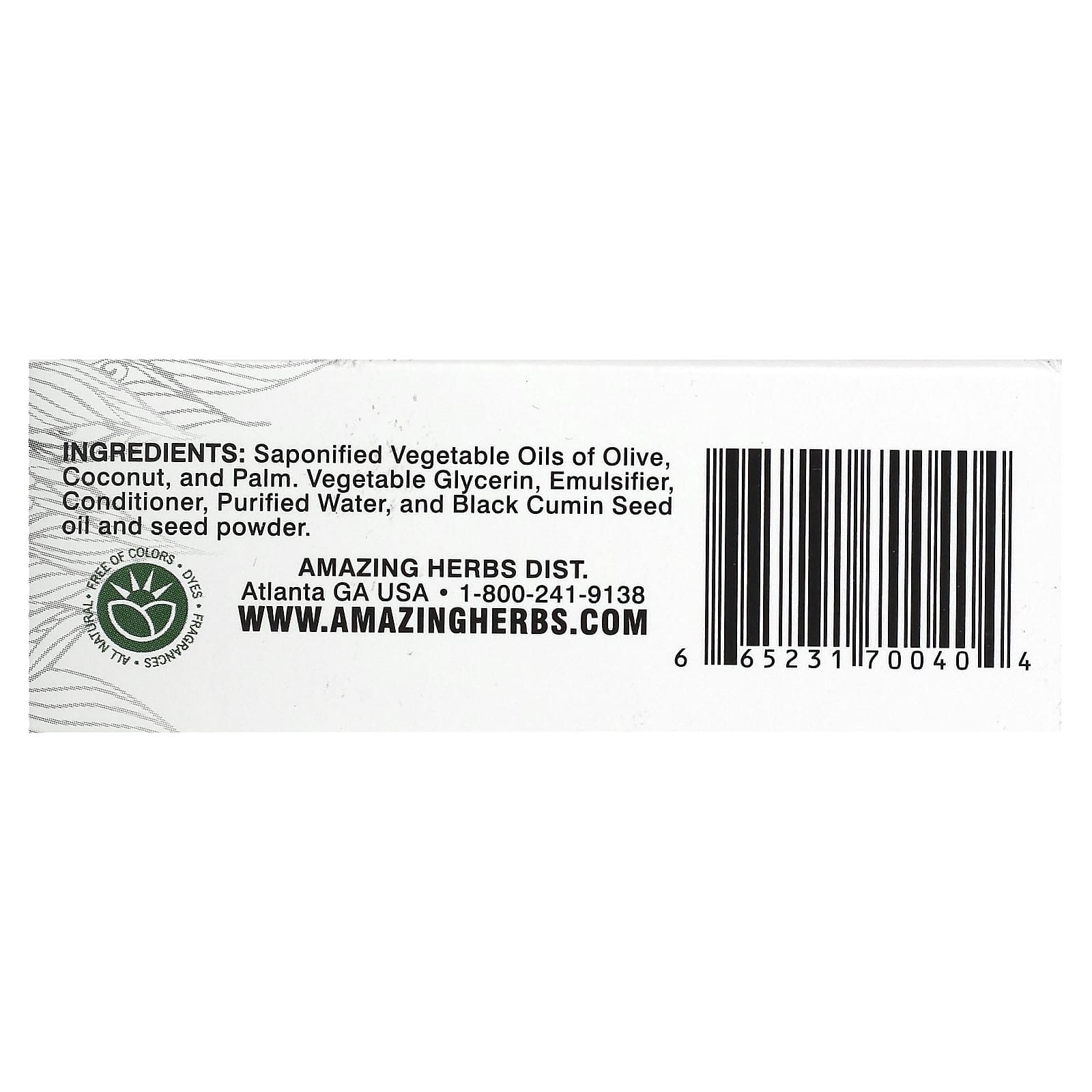 Black Seed Body Care Soap for Sensitive Skin - Image 2
