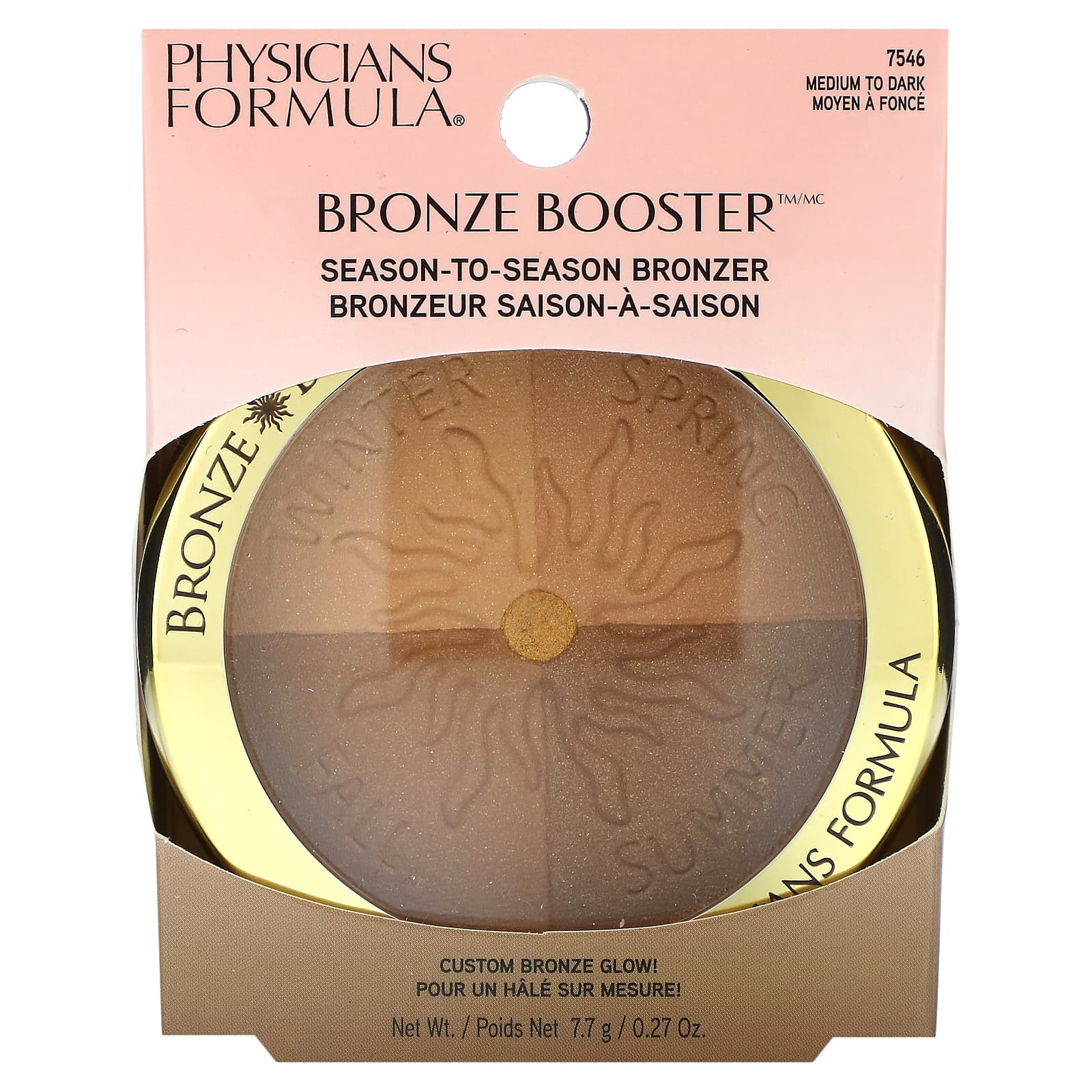 Physicians Formula, Bronze Booster, Season to Season Bronzer, 7546 Medium to Dark, 0.27 oz (7.7 g) - Image 2