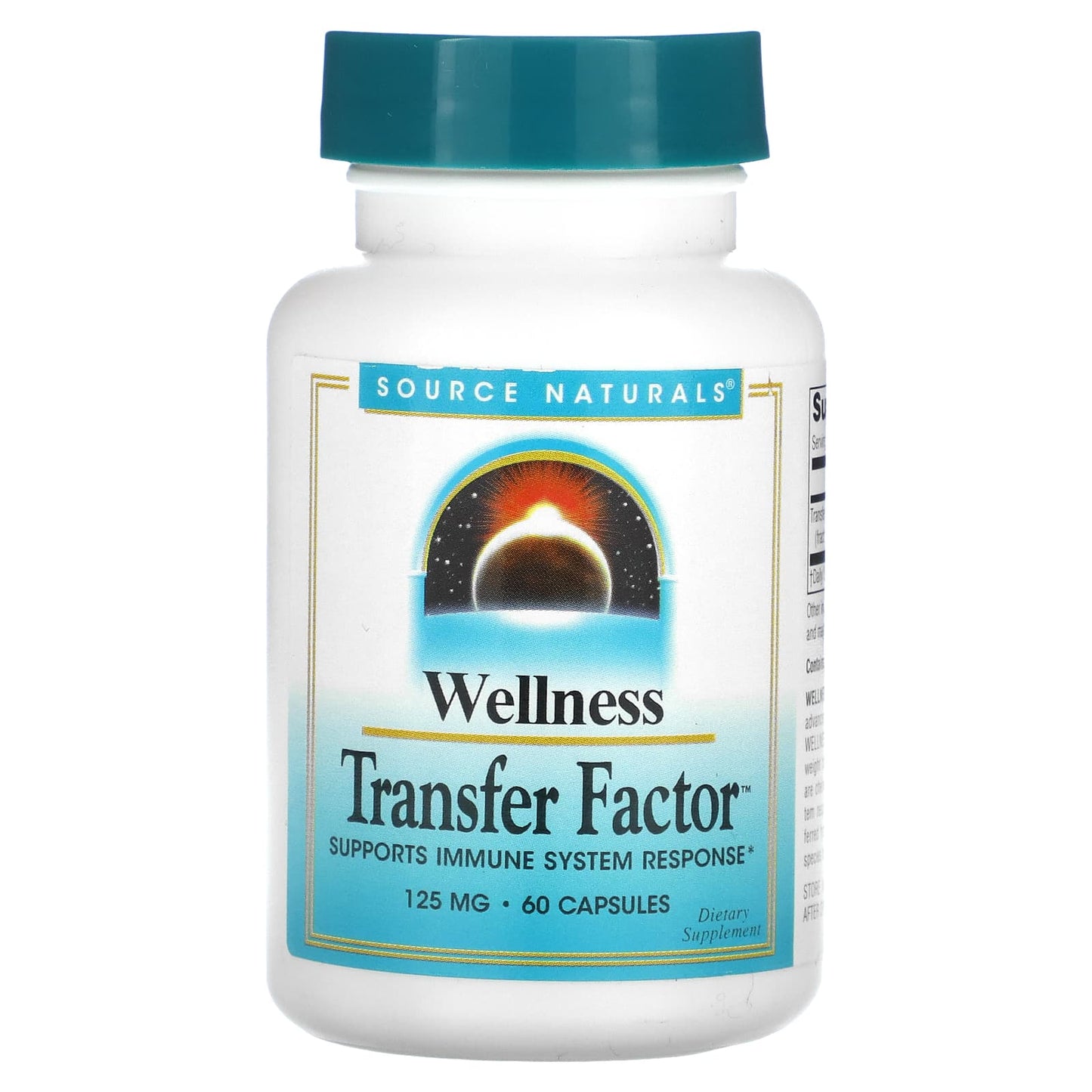 Source Naturals, Wellness, Transfer Factor, 125 mg, 60 Capsules - Image 1