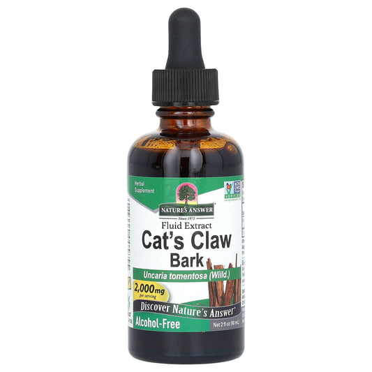 Nature's Answer, Cat's Claw Bark, Alcohol-Free, 2,000 mg, 2 fl oz (60 ml) - Image 1