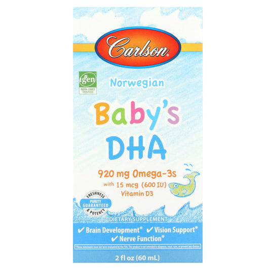 Carlson Norwegian Baby's DHA Omega-3 Supplement 2 fl oz - Image 1