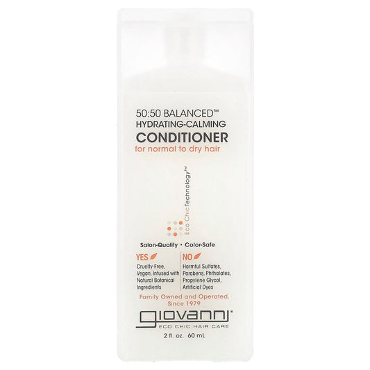 Giovanni 50:50 Balanced Hydrating Conditioner for Dry Hair, 2 fl oz - Image 1