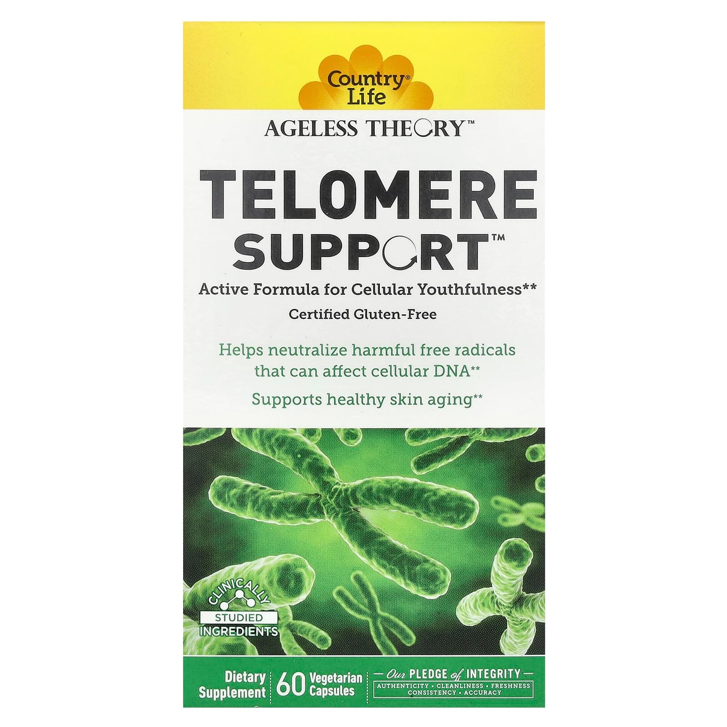 Unlock Cellular Youthfulness with Country Life Telomere Support - Image 1