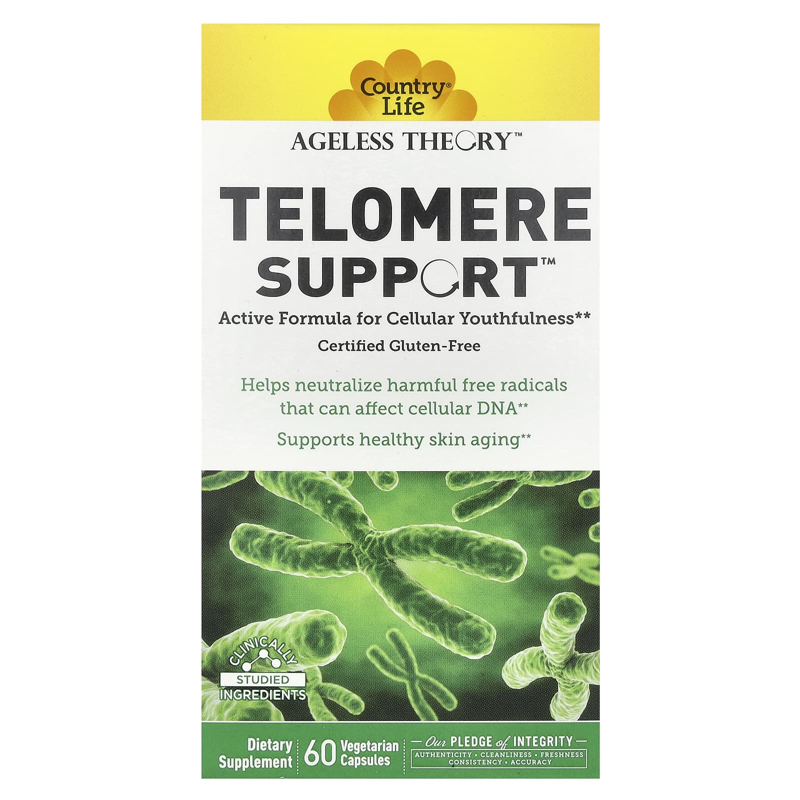 Unlock Cellular Youthfulness with Country Life Telomere Support - Image 1