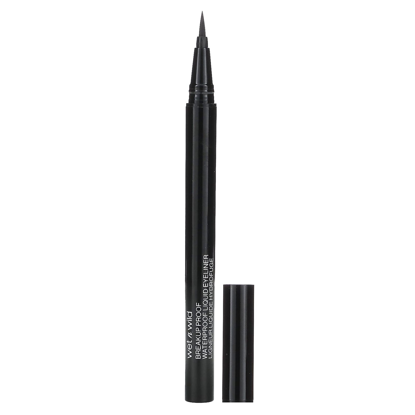 wet n wild, Breakup Proof, Waterproof Liquid Eyeliner, 1111509 Ultra Black, 0.03 fl oz (0.9 ml) - Image 1