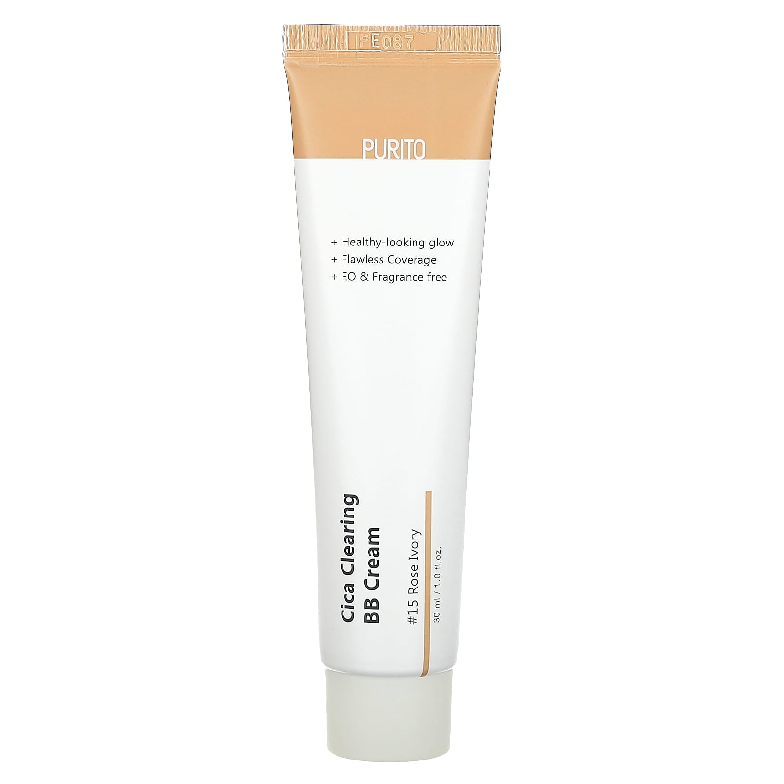 Purito, Cica Clearing BB Cream,15 Rose Ivory, 1 fl oz (30 ml) - Image 1