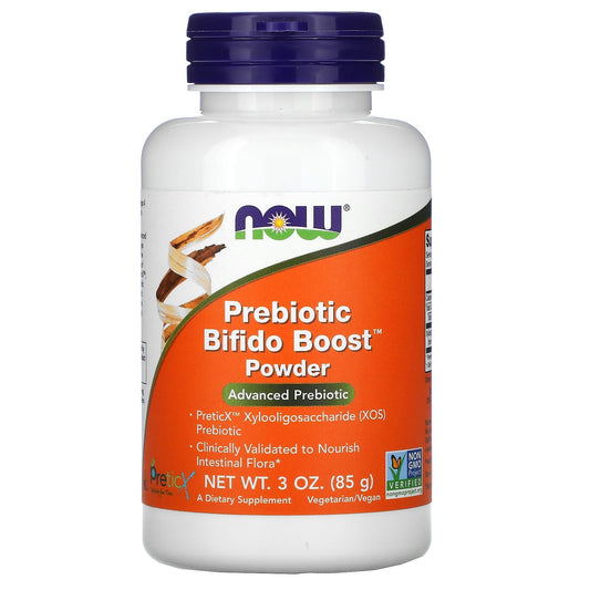 NOW Foods, Prebiotic Bifido Boost Powder, 3 oz (85 g) - Image 1