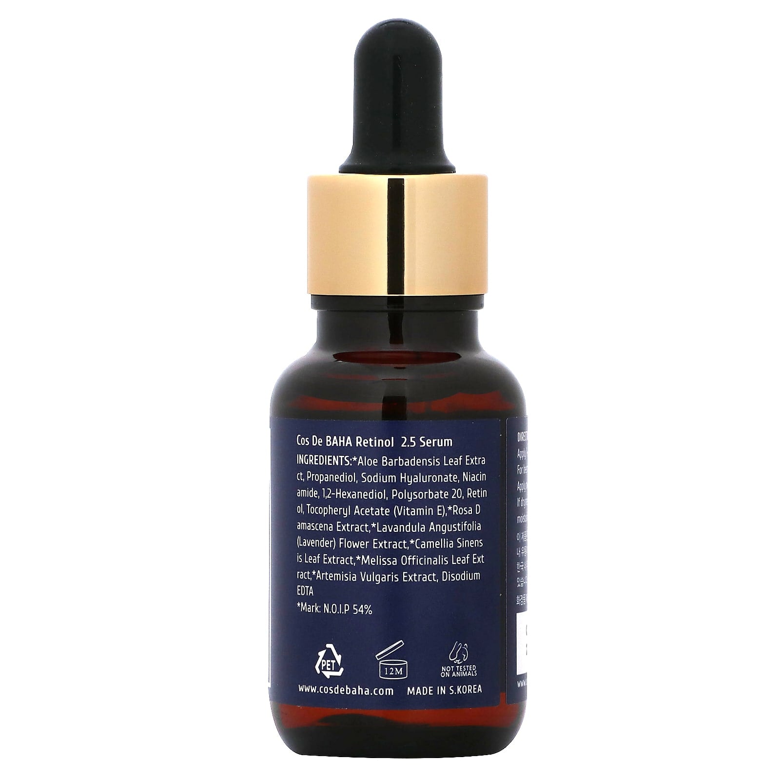 Cos De BAHA Retinol 2.5% Serum for Intensive Skin Care - Image 2