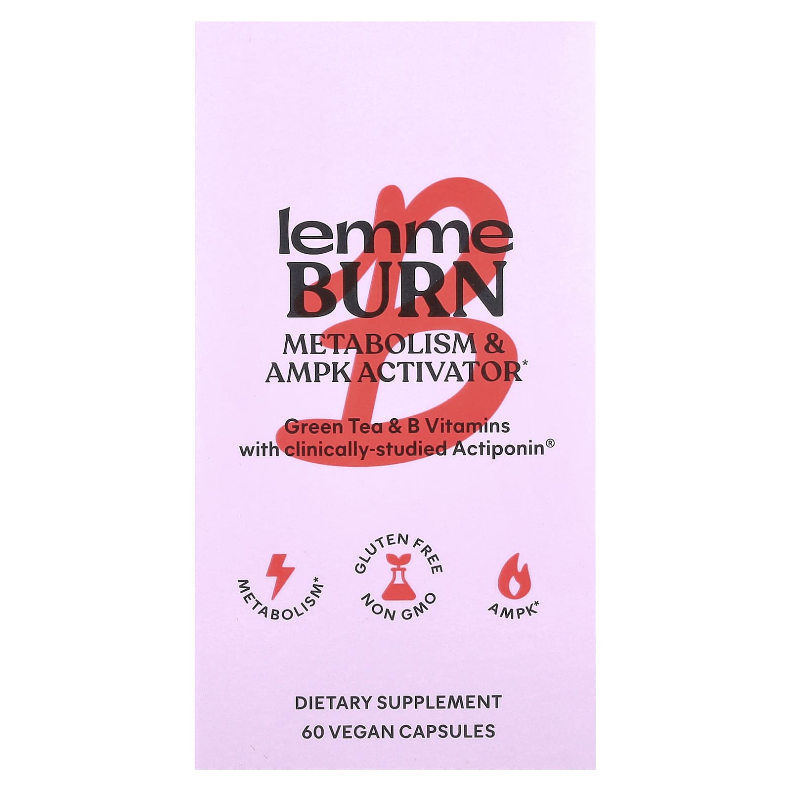 Lemme, Burn, Metabolism & AMPK Activator, 60 Vegan Capsules