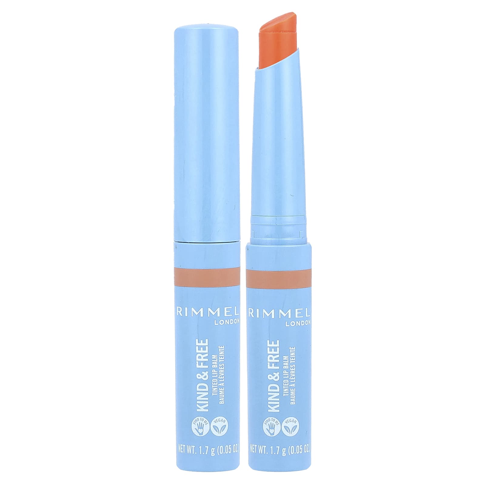 Rimmel London, Kind & Free, Tinted Lip Balm, 003 Tropical Spark , 0.05 oz (1.7 g) - Image 1