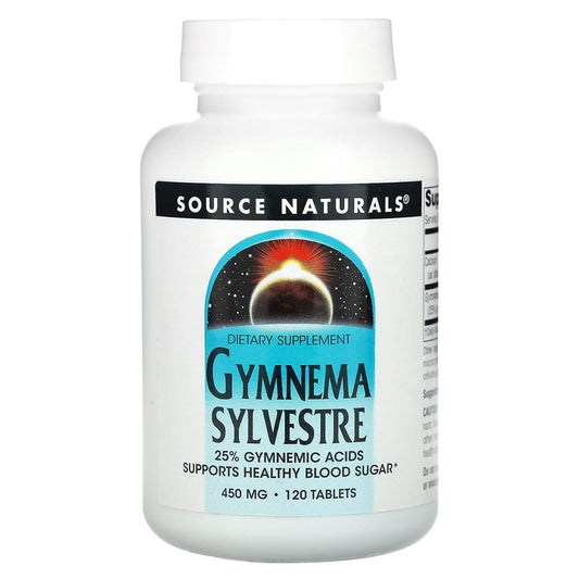 Source Naturals, Gymnema Sylvestre, 120 Tablets - Image 1