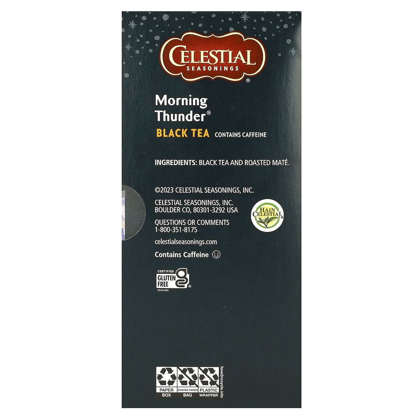 Morning Thunder Black Tea by Celestial Seasonings - 20 Tea Bags - Image 2