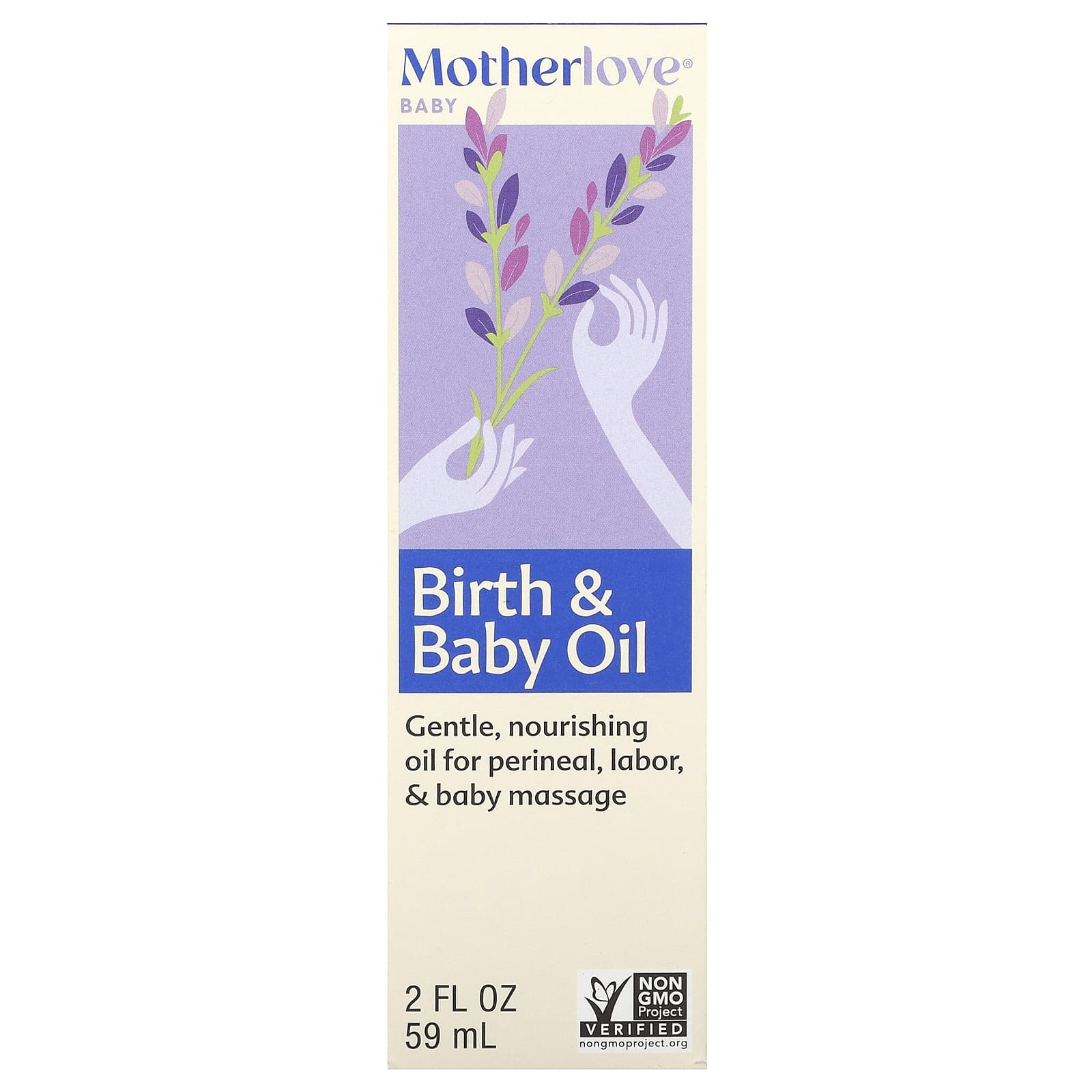 Motherlove, Baby, Birth & Baby Oil, 2 fl oz (59 ml) - Image 2