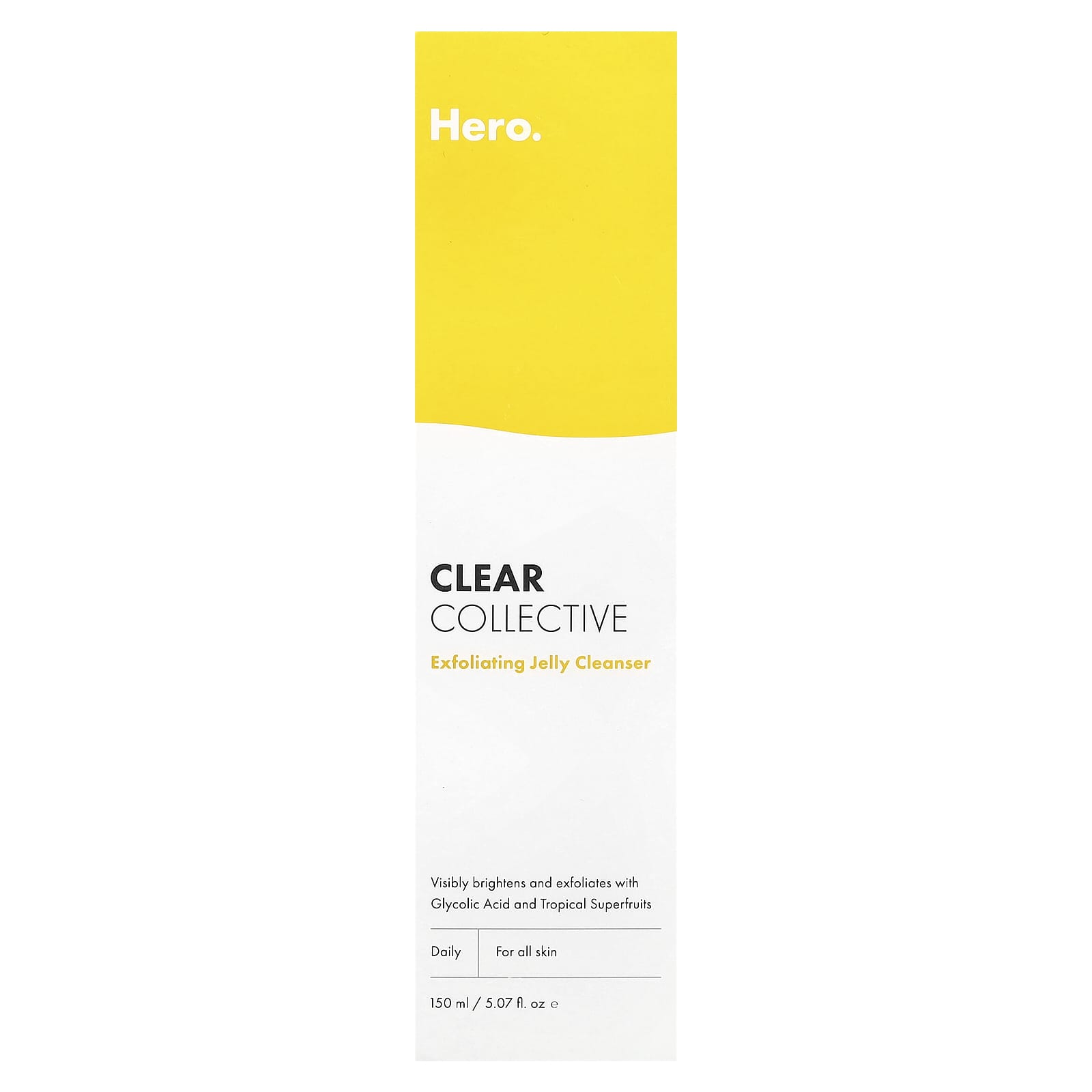 Hero Cosmetics Clear Collective Exfoliating Jelly Cleanser, 5.07 fl oz (150 ml) - Image 2