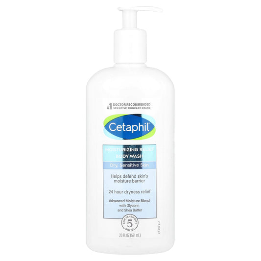Cetaphil Moisturizing Body Wash for Dry, Sensitive Skin - 20 fl oz - Image 1