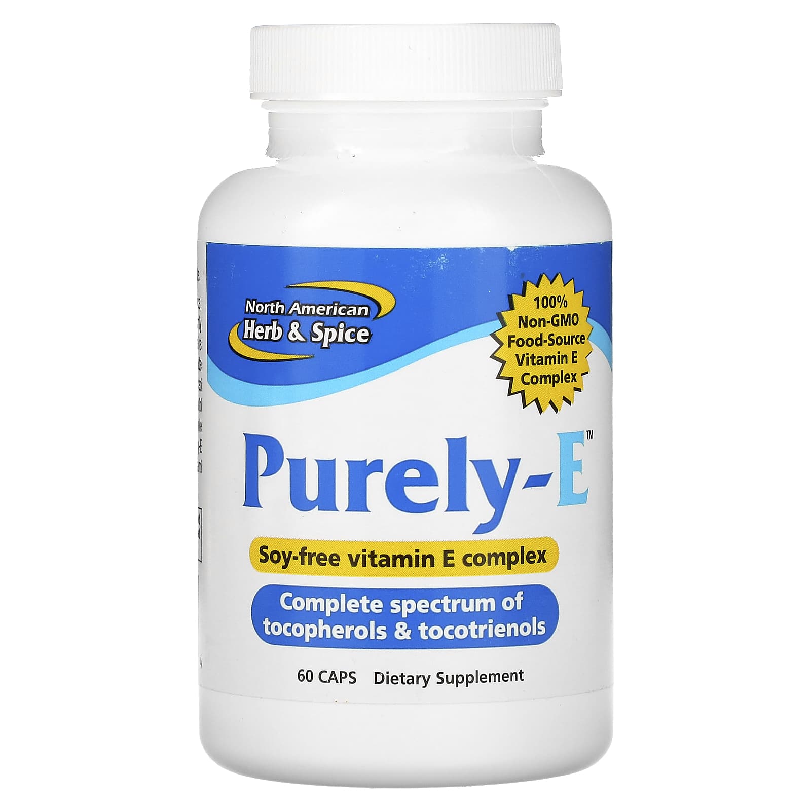 North American Herb & Spice, Purely-E, 60 Caps - Image 1