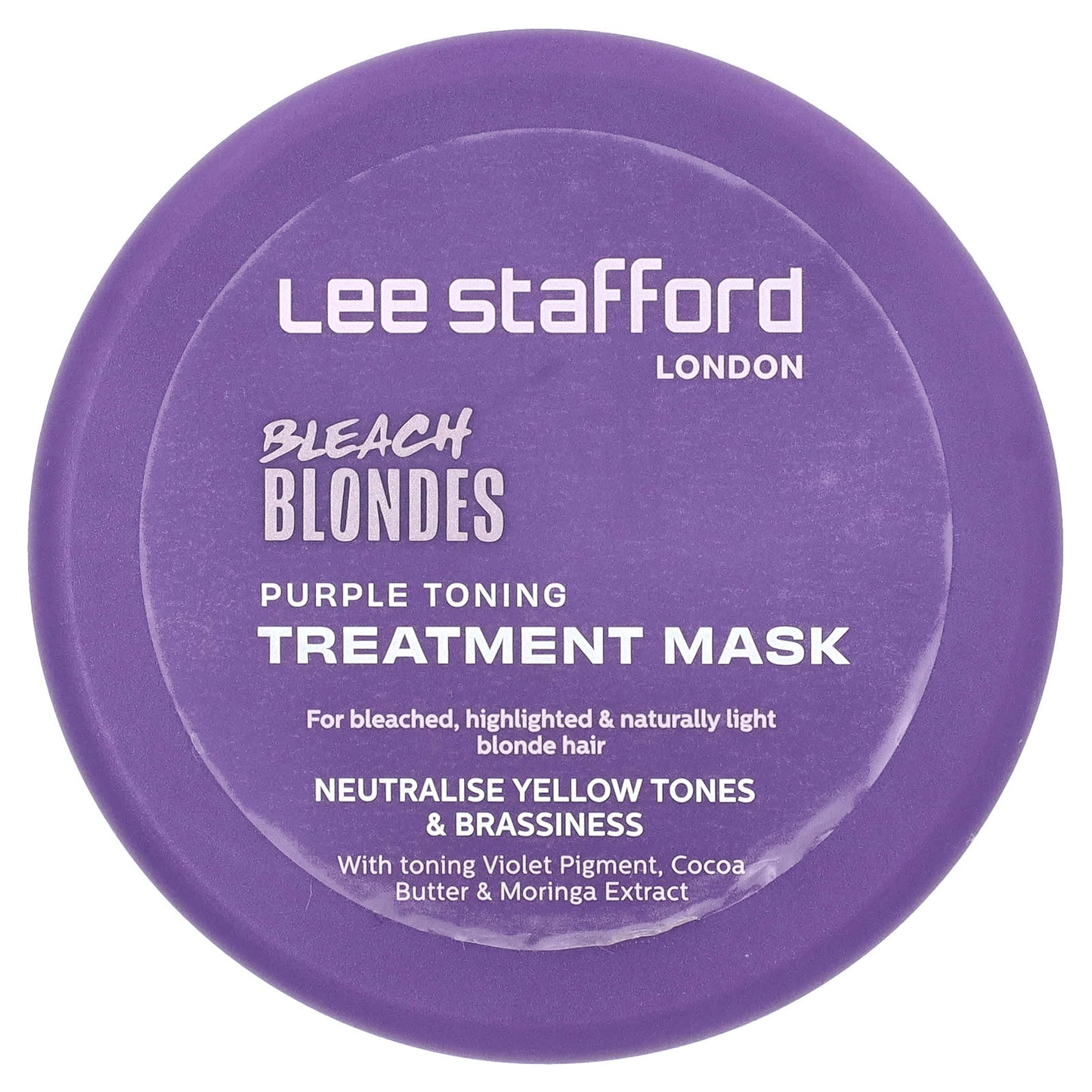 Lee Stafford, Bleach Blondes, Purple Toning Treatment Mask, 6.7 fl oz (200 ml) - Image 1