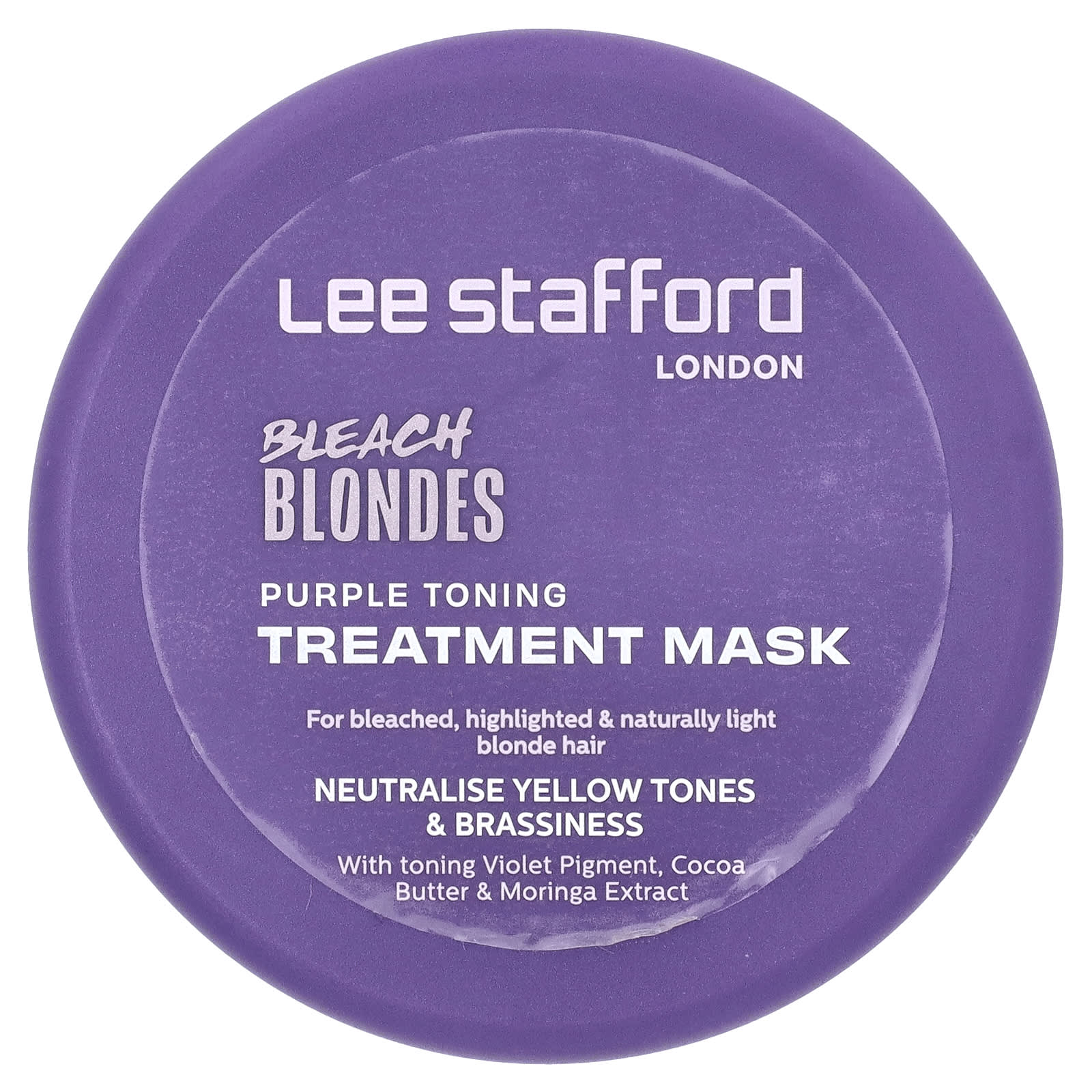 Lee Stafford, Bleach Blondes, Purple Toning Treatment Mask, 6.7 fl oz (200 ml) - Image 1