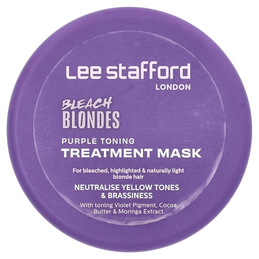 Lee Stafford, Bleach Blondes, Purple Toning Treatment Mask, 6.7 fl oz (200 ml) - Image 1