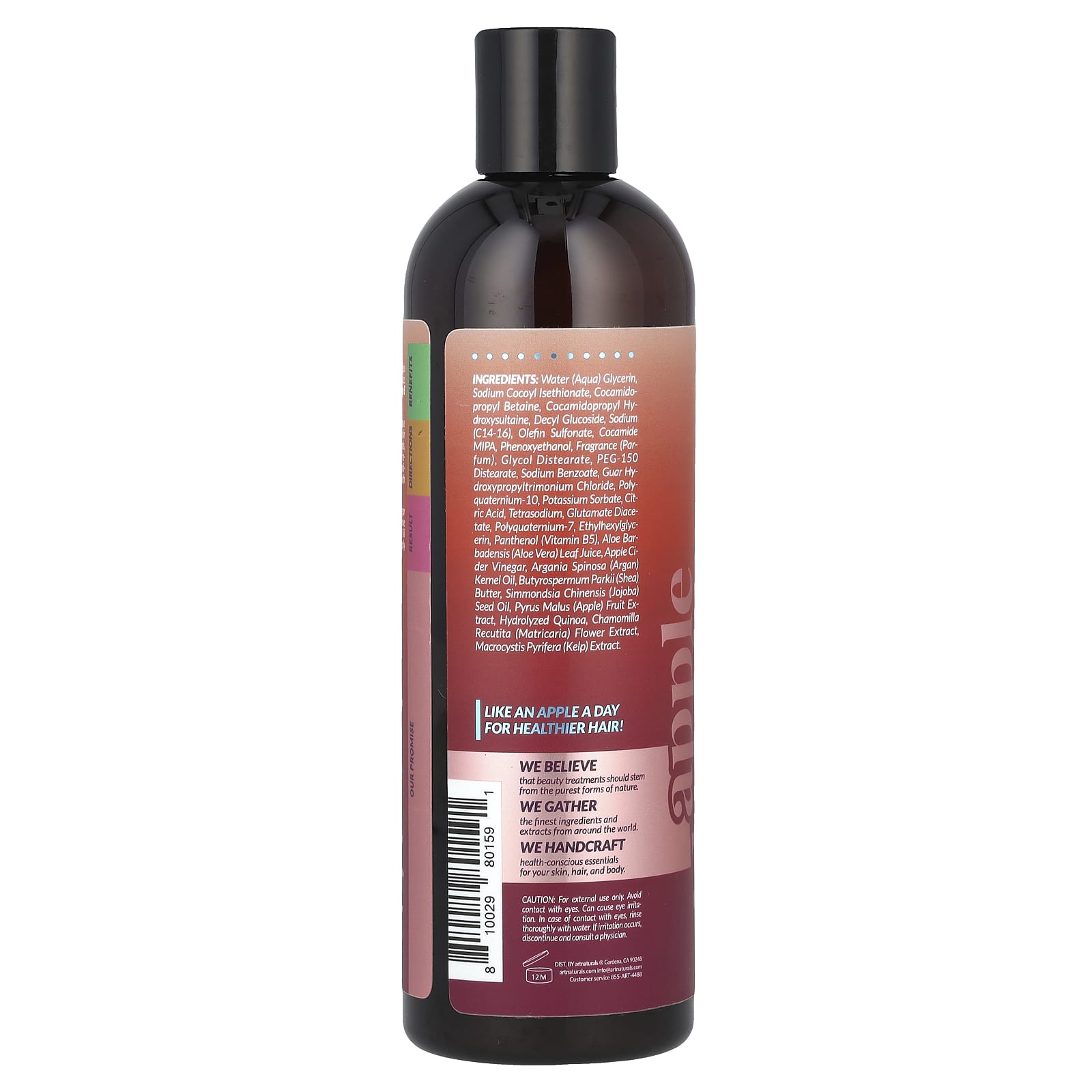 Apple Cider Vinegar Shampoo for All Hair Types - Natural & Vegan - Image 2