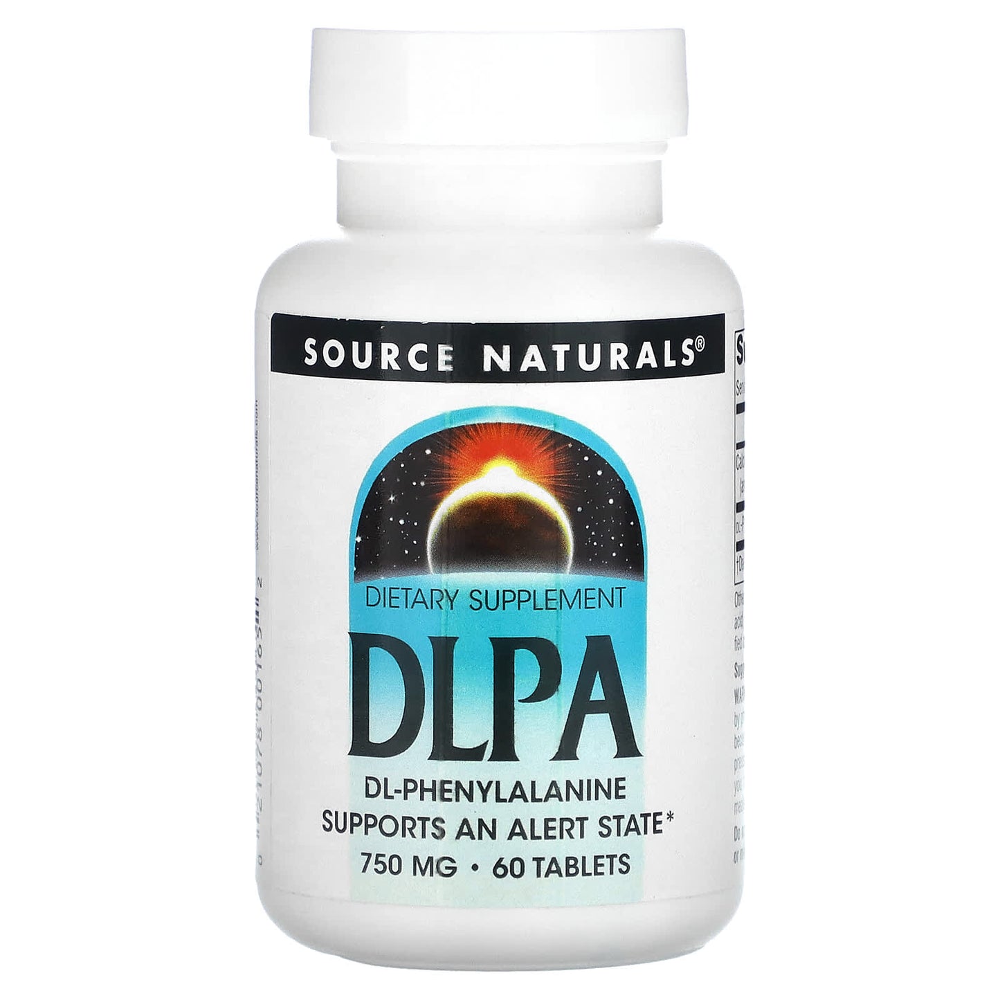 Source Naturals, DLPA, 60 Tablets - Image 1