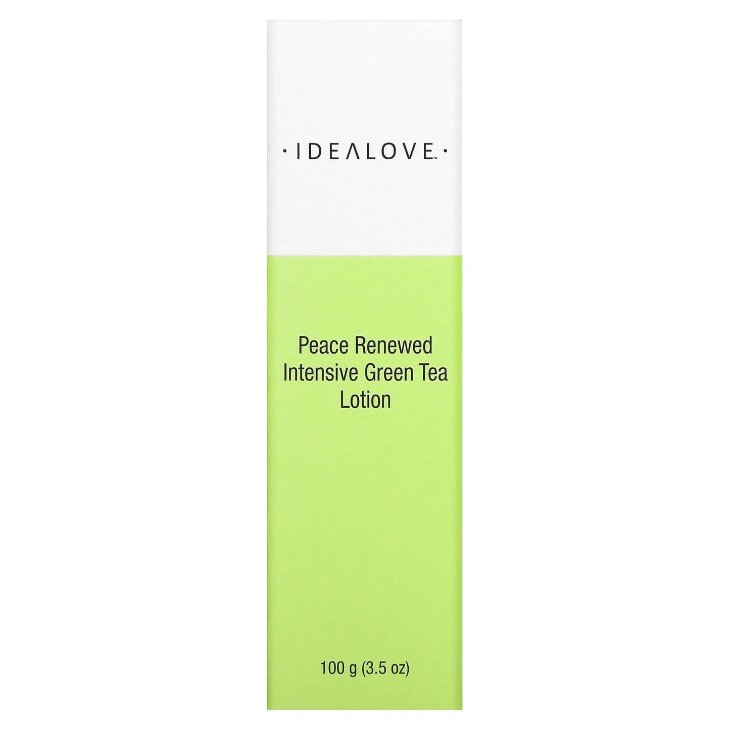 Idealove Peace Renewed Intensive Green Tea Lotion for Sensitive Skin - Image 2