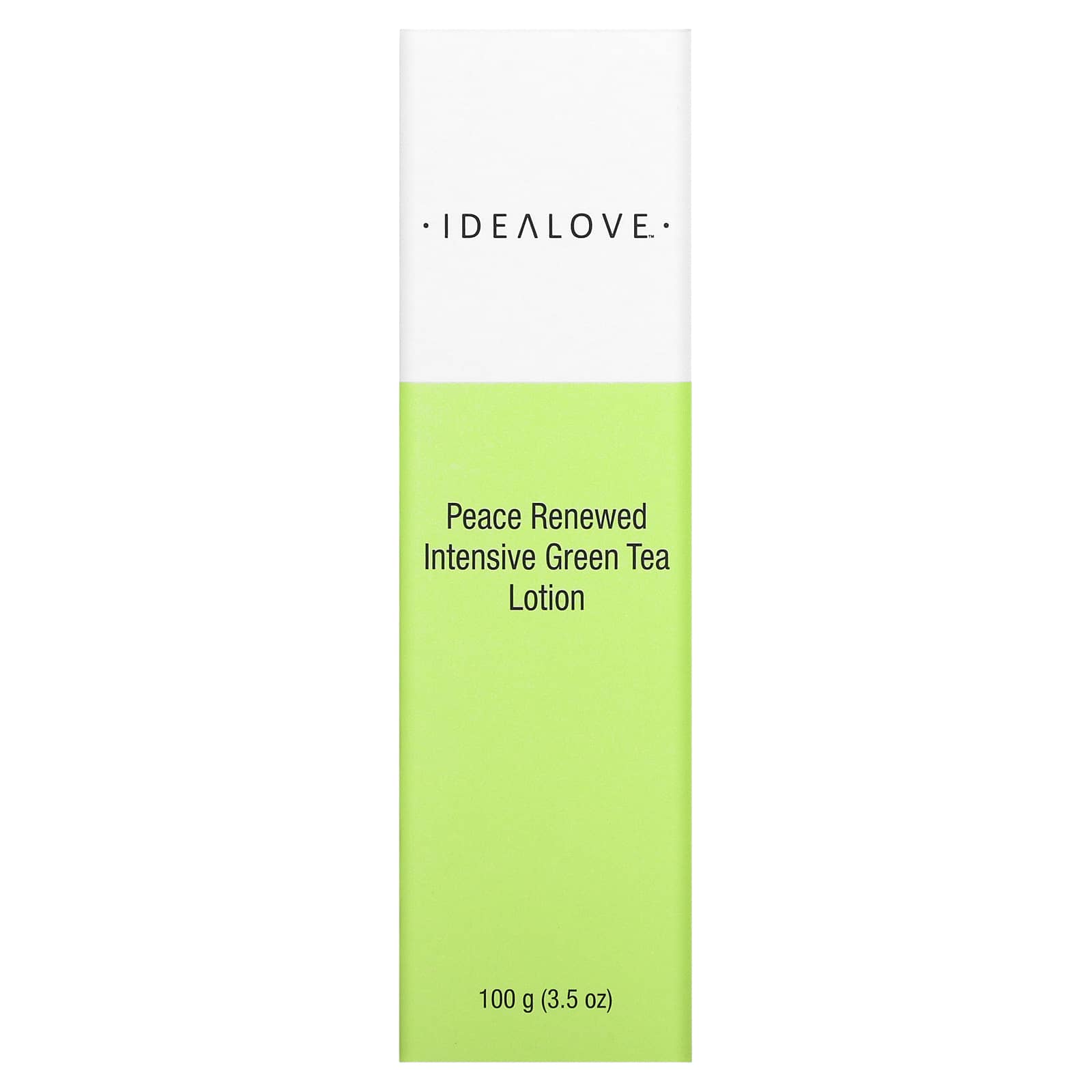 Idealove Peace Renewed Intensive Green Tea Lotion for Sensitive Skin - Image 2