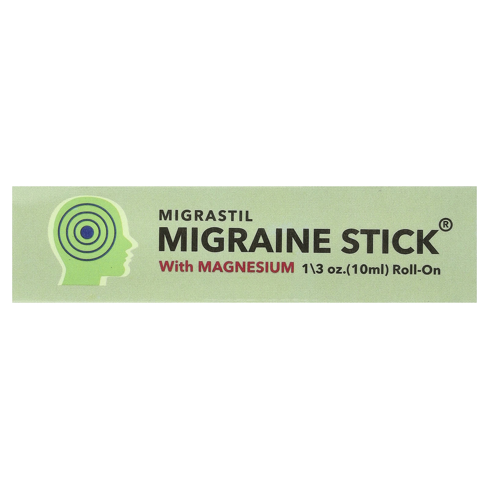 Migrastil, Migraine Stick® with Magnesium, 0.33 oz (10 ml) - Image 2