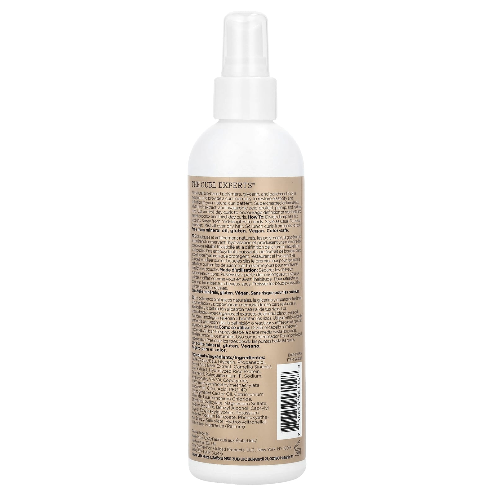Ouidad, Curl Shaper®, Bounce Back, Reactivating Mist , 8.5 fl oz (250 ml) - Image 2