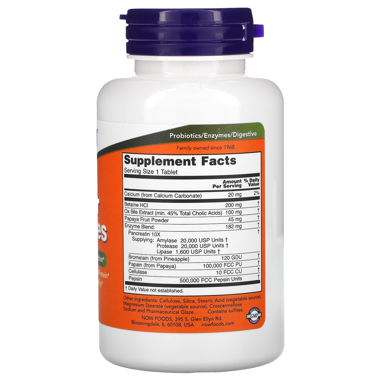 NOW Foods, Super Enzymes, 90 Tablets - Image 2