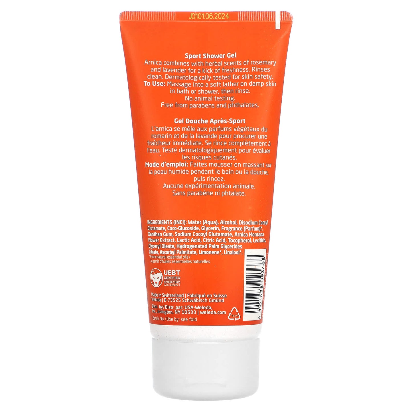 Weleda, Sport Shower Gel, Arnica Extracts, 6.8 fl oz (200 ml) - Image 2