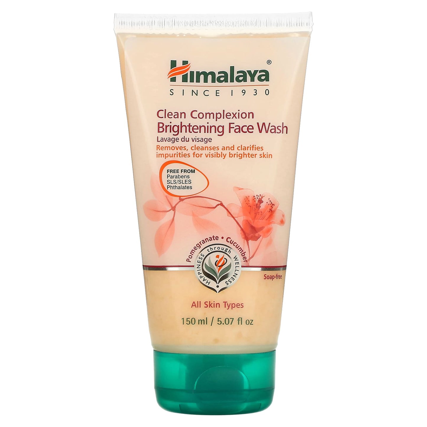 Himalaya Pomegranate & Cucumber Face Wash for Brighter Skin 5.07 fl oz - Image 1
