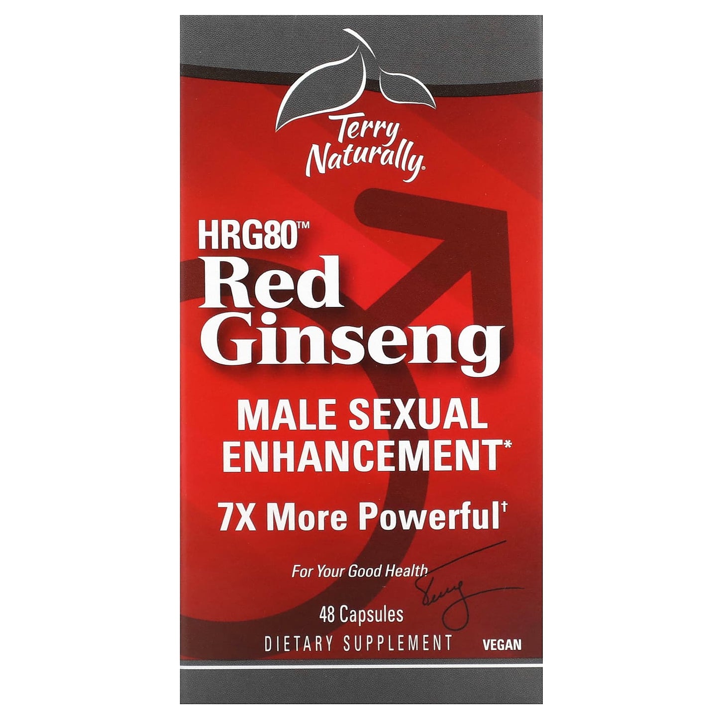 Terry Naturally, HRG80™ Red Ginseng, 48 Capsules - Image 1