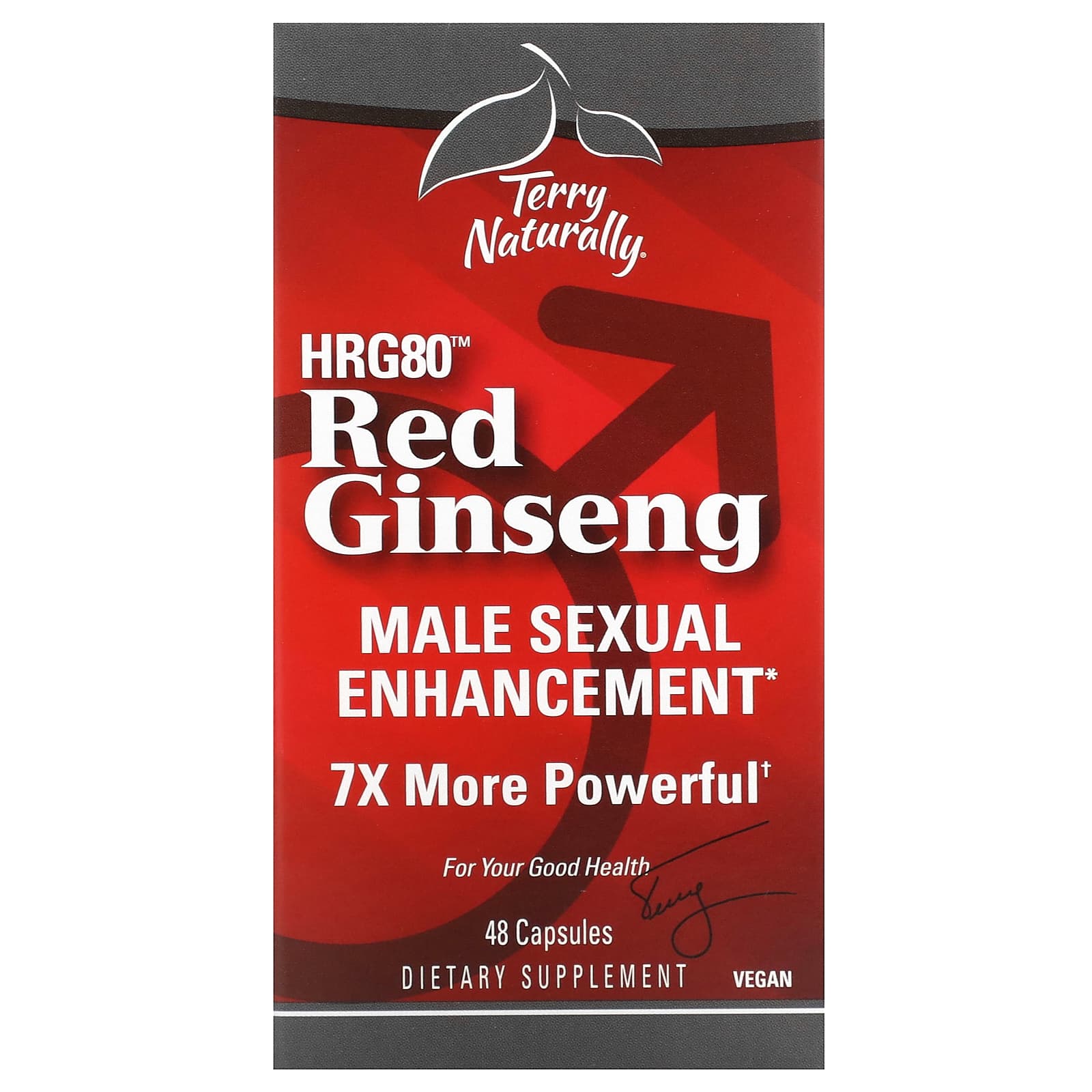 Terry Naturally, HRG80™ Red Ginseng, 48 Capsules - Image 1
