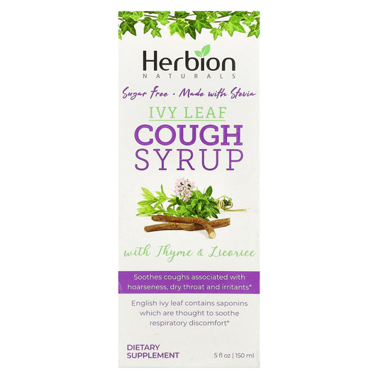 Natural Cough Syrup for Adults & Kids - Sugar Free, 5 fl oz - Image 1