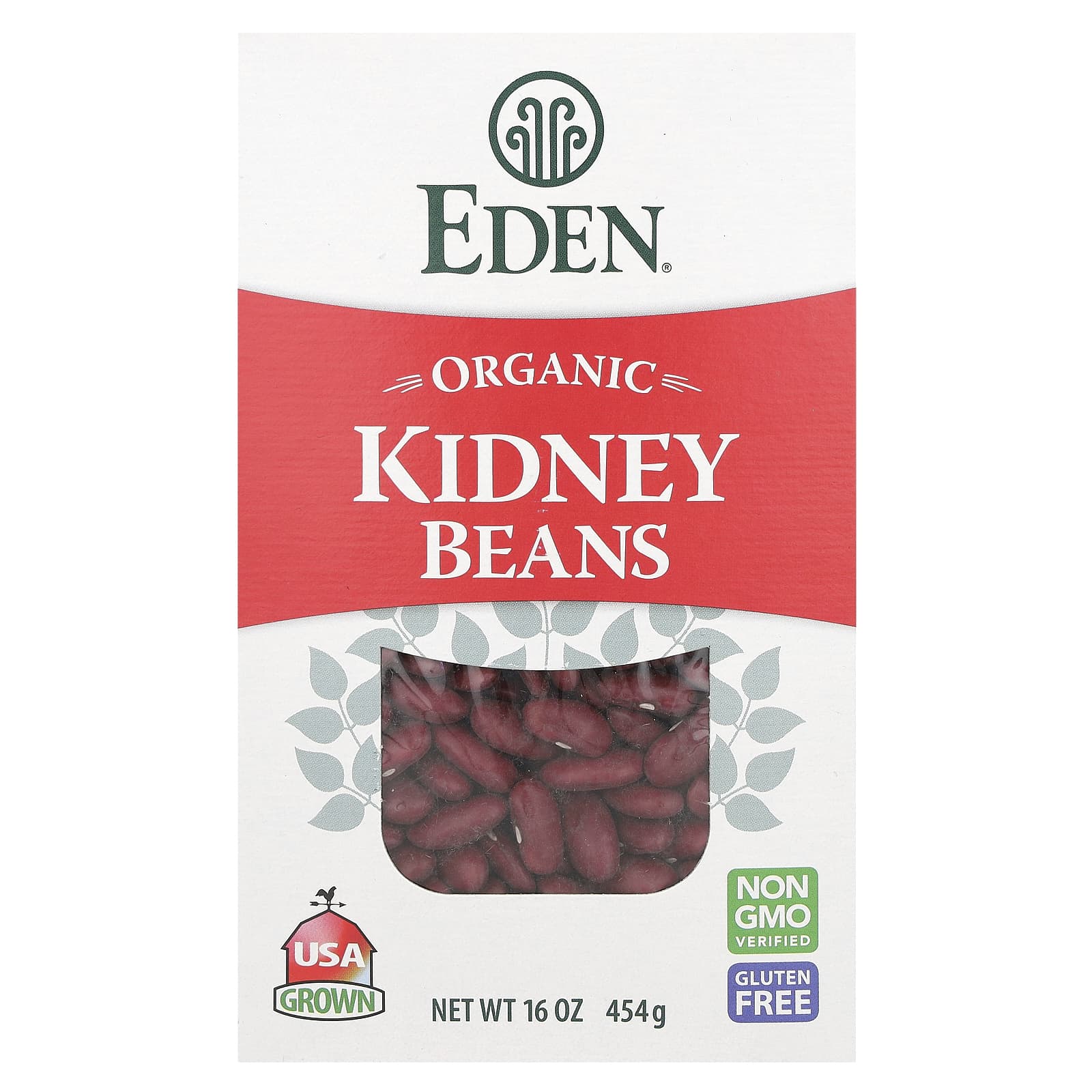 Organic Dark Red Kidney Beans by Eden Foods - 16 oz - Image 1