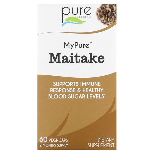 Pure Essence, MyPure, Maitake, 500 mg, 60 Vegi-Caps - Image 1