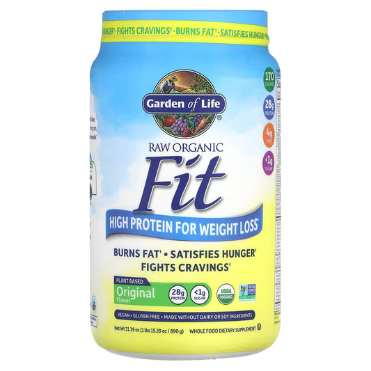 RAW Organic Fit High Protein Plant Based Shake for Weight Loss, USDA Organic - Image 1