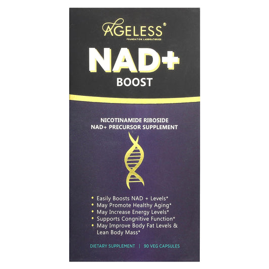 Boost NAD+ Levels with Ageless Foundation Laboratories - 90 Capsules - Image 1