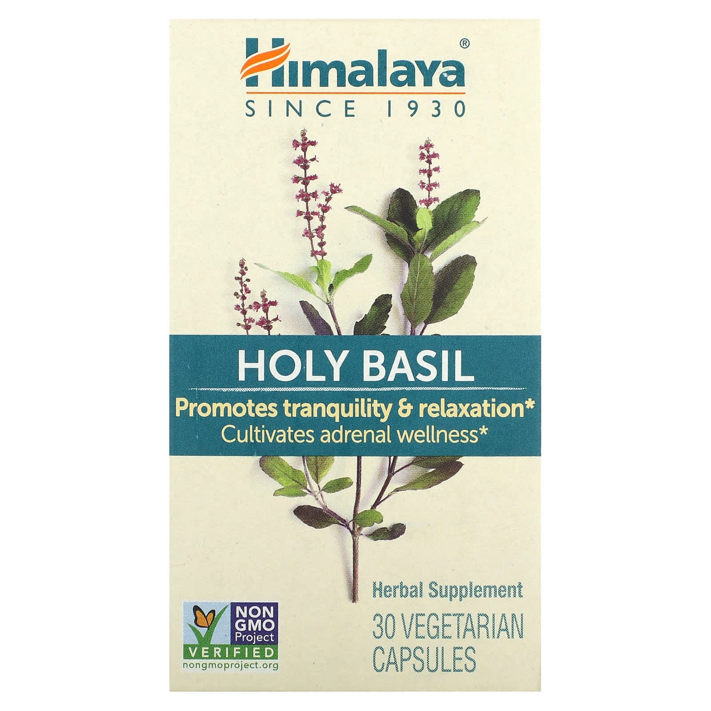 Himalaya Holy Basil Supplement for Stress Relief & Relaxation - Image 1