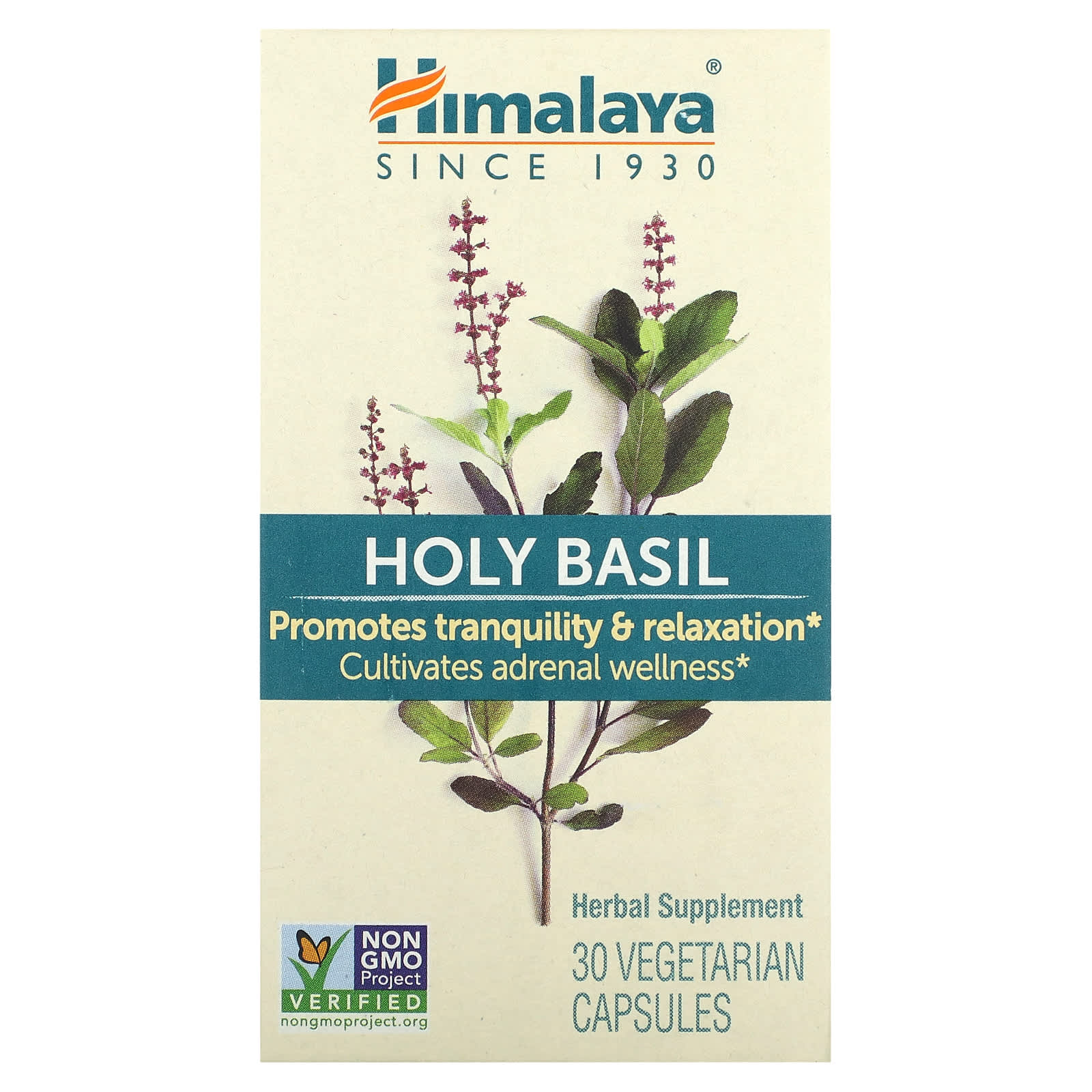 Himalaya Holy Basil Supplement for Stress Relief & Relaxation - Image 1