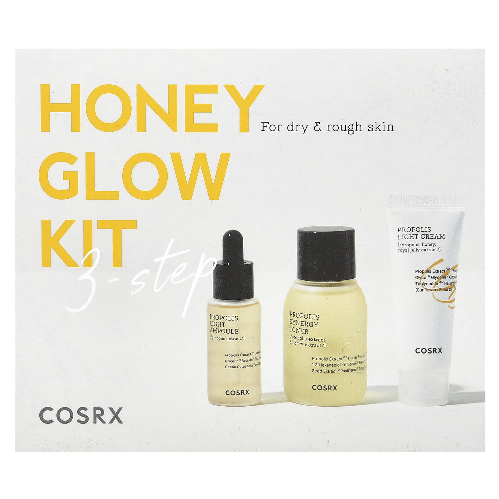 CosRx 3-Step Honey Glow Kit for Dry, Rough Skin - Image 2