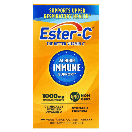 24-Hour Immune Support with Ester-C Vitamin C, 1,000 mg, 90 Tablets - Image 1